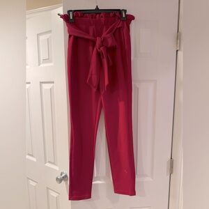 Professional pants with bow